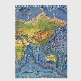 Скетчбук с принтом Карта в Петрозаводске, 100% бумага
 | 48 листов, плотность листов — 100 г/м2, плотность картонной обложки — 250 г/м2. Листы скреплены сверху удобной пружинной спиралью | география | земля | мир
