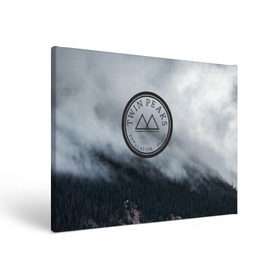 Холст прямоугольный с принтом Twin Peaks в Петрозаводске, 100% ПВХ |  | Тематика изображения на принте: twin peaks | дэвид линч | лес | лора палмер | сова | твин пикс | туман