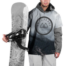 Накидка на куртку 3D с принтом Twin Peaks в Петрозаводске, 100% полиэстер |  | Тематика изображения на принте: twin peaks | дэвид линч | лес | лора палмер | сова | твин пикс | туман