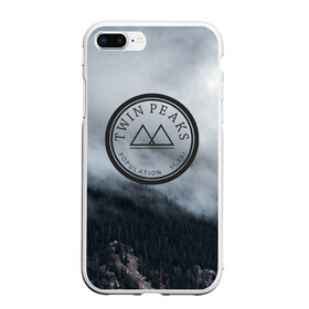 Чехол для iPhone 7Plus/8 Plus матовый с принтом Twin Peaks в Петрозаводске, Силикон | Область печати: задняя сторона чехла, без боковых панелей | twin peaks | дэвид линч | лес | лора палмер | сова | твин пикс | туман
