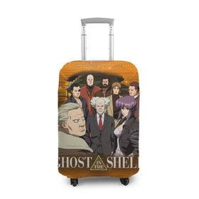 Чехол для чемодана 3D с принтом Ghost In The Shell 17 в Петрозаводске, 86% полиэфир, 14% спандекс | двустороннее нанесение принта, прорези для ручек и колес | 