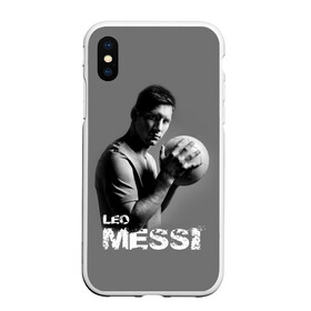 Чехол для iPhone XS Max матовый с принтом Leo Messi в Петрозаводске, Силикон | Область печати: задняя сторона чехла, без боковых панелей | barcelona | spanish | аргентина | барселона | испания | лео | месси | мяч | футбол | футболист