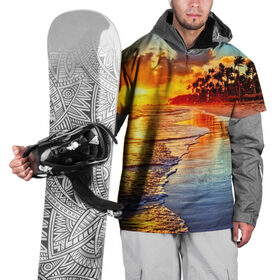 Накидка на куртку 3D с принтом Гавайи в Петрозаводске, 100% полиэстер |  | Тематика изображения на принте: hawaii | гавайи | газон | горизонт | море | небо | облака | пальмы | побережье | скалы | солнце | сша | тропики