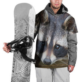 Накидка на куртку 3D с принтом Енот в Петрозаводске, 100% полиэстер |  | барсук | добрый | енот | животное | зверек | зверь | красивый | крошка | милое | милый | полоски серые | полоскун | прикольный | природа | скунс | усатый | фауна | флора | хищник | черный | шерсть