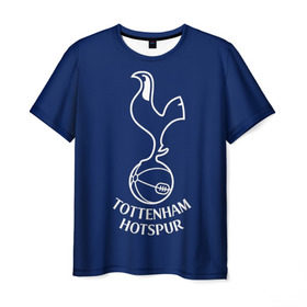 Мужская футболка 3D с принтом Tottenham hotspur в Петрозаводске, 100% полиэфир | прямой крой, круглый вырез горловины, длина до линии бедер | football | англия | болельщик | игрок | лондон | премьер лига | тоттенхэм хотспур | фанат | футбол | футболист | шпоры