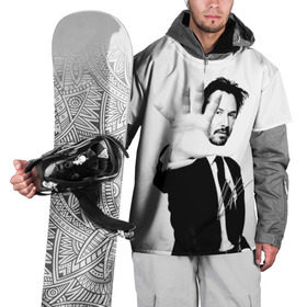 Накидка на куртку 3D с принтом Киану Ривз в Петрозаводске, 100% полиэстер |  | Тематика изображения на принте: john | keanu | matrix | reeves | wick | матрица