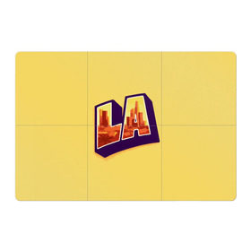 Магнитный плакат 3Х2 с принтом Лос-Анджелес в Петрозаводске, Полимерный материал с магнитным слоем | 6 деталей размером 9*9 см | california | los angeles | usa | америка | калифорния | лос анджелес | сша