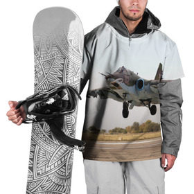 Накидка на куртку 3D с принтом Истребитель в Петрозаводске, 100% полиэстер |  | самолет