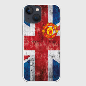 Чехол для iPhone 13 mini с принтом Красные дьяволы в Петрозаводске,  |  | 3d | british | manchester united | mu | new | англия | великобритания | игра | красные дьяволы | лондон | манчестер | манчестер юнайтед | мю | новые | популярные | прикольные | флаг британии | футбол
