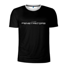 Мужская футболка 3D спортивная с принтом The penetrators в Петрозаводске, 100% полиэстер с улучшенными характеристиками | приталенный силуэт, круглая горловина, широкие плечи, сужается к линии бедра | penetrators | the penetrators | пенетраторы
