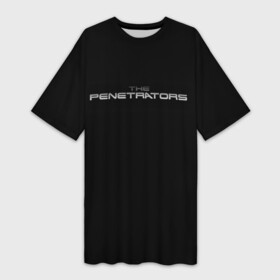Платье-футболка 3D с принтом The penetrators в Петрозаводске,  |  | penetrators | the penetrators | пенетраторы