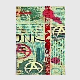 Постер с принтом Punk в Петрозаводске, 100% бумага
 | бумага, плотность 150 мг. Матовая, но за счет высокого коэффициента гладкости имеет небольшой блеск и дает на свету блики, но в отличии от глянцевой бумаги не покрыта лаком | анархия | панк | рок