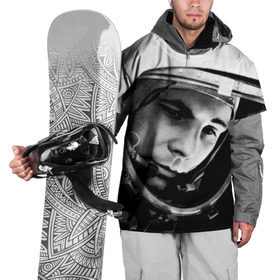 Накидка на куртку 3D с принтом Юрий Гагарин в Петрозаводске, 100% полиэстер |  | первый космонавт