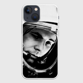 Чехол для iPhone 13 mini с принтом Юрий Гагарин в Петрозаводске,  |  | первый космонавт