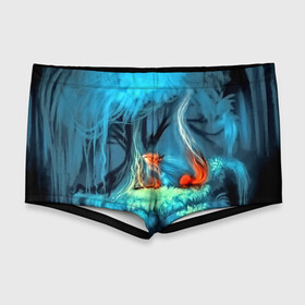 Мужские купальные плавки 3D с принтом Лиса в Петрозаводске, Полиэстер 85%, Спандекс 15% |  | бабочки | лес | лесной дух | лиса | прикольные | природа | фэнтези