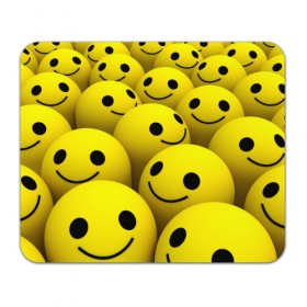 Коврик прямоугольный с принтом Счастливые смайлики в Петрозаводске, натуральный каучук | размер 230 х 185 мм; запечатка лицевой стороны | no problems | smile | без проблем | весёлый | довольный | оптимизм | позитив | позитивный | радость | смайлики | смех | счастливый | счастье | улыбаться | улыбка | хорошее настроение