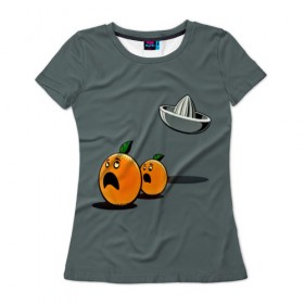 Женская футболка 3D с принтом Погоня в Петрозаводске, 100% полиэфир ( синтетическое хлопкоподобное полотно) | прямой крой, круглый вырез горловины, длина до линии бедер | 