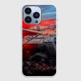 Чехол для iPhone 13 Pro с принтом Tank в Петрозаводске,  |  | 3d | 9 мая | война | огонь | победа | танк | танкист | техника
