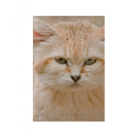 Обложка для паспорта матовая кожа с принтом Рыжий кот в Петрозаводске, натуральная матовая кожа | размер 19,3 х 13,7 см; прозрачные пластиковые крепления | Тематика изображения на принте: грустный | добрый | животное | киса | киска кися | кот | котенок | котэ | кошка | красивый | лапа | лапка | ласковый | милый | моська | мурлыка | прикольный | смешной | унылый | усатый | шерсть