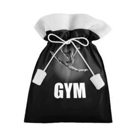 Подарочный 3D мешок с принтом Gym в Петрозаводске, 100% полиэстер | Размер: 29*39 см | girl | jump | sport | sportswoman | гимнастика | девушка | прыжок | спорт | спортсменка | фитнес