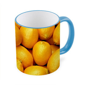 Кружка 3D с принтом Лимончики в Петрозаводске, керамика | ёмкость 330 мл | 3d | витамин | еда | желтый | лето | лимон | много | пища | прикольные | сочные | фрукты | цитрус | яркие