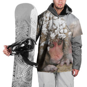 Накидка на куртку 3D с принтом Обезьянка и зима в Петрозаводске, 100% полиэстер |  | Тематика изображения на принте: бабуин | гамадрил | гиббон | горилла | гуманоид | дарвин | животное | зоопарк | кинг конг | мартышка | маугли | обезьяна | орангутанг | предок | примат | рожа | хомо сапиенс | шимпанзе