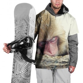 Накидка на куртку 3D с принтом Обезьянка спит в Петрозаводске, 100% полиэстер |  | Тематика изображения на принте: бабуин | животное | обезьяна | орангутанг | примат