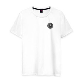 Мужская футболка хлопок с принтом ФБР в Петрозаводске, 100% хлопок | прямой крой, круглый вырез горловины, длина до линии бедер, слегка спущенное плечо. | агент | фбр