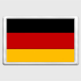 Магнит 45*70 с принтом Германия в Петрозаводске, Пластик | Размер: 78*52 мм; Размер печати: 70*45 | germany | флаг