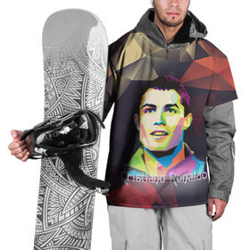 Накидка на куртку 3D с принтом Cristiano Ronaldo в Петрозаводске, 100% полиэстер |  | Тематика изображения на принте: 