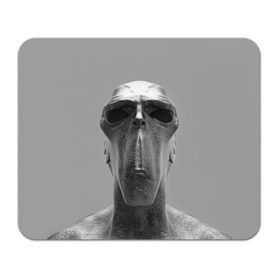 Коврик прямоугольный с принтом Гуманоид в Петрозаводске, натуральный каучук | размер 230 х 185 мм; запечатка лицевой стороны | head | humanoid | sculpture | голова | идол | инопланетянин | истукан | космос | скульптура | статуя