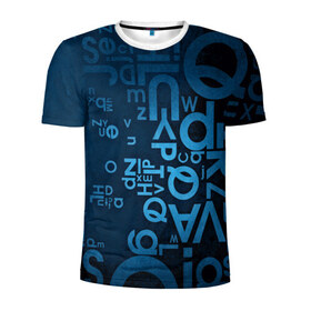 Мужская футболка 3D спортивная с принтом Буквы в Петрозаводске, 100% полиэстер с улучшенными характеристиками | приталенный силуэт, круглая горловина, широкие плечи, сужается к линии бедра | 