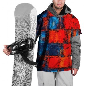 Накидка на куртку 3D с принтом assembly color в Петрозаводске, 100% полиэстер |  | абстракция красок | брызги красок | живопись | картина | краска | краски | потертость красок | размытые краски | художник