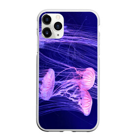 Чехол для iPhone 11 Pro матовый с принтом Розовые медузы в Петрозаводске, Силикон |  | аквариум | вода | дайвинг | милые | море | океан | плывет | подводный мир | рыбалка | рыбка | рыбы | стая | фауна