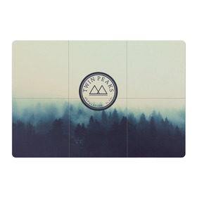 Магнитный плакат 3Х2 с принтом Twin Peaks в Петрозаводске, Полимерный материал с магнитным слоем | 6 деталей размером 9*9 см | Тематика изображения на принте: twin peaks твин пикс | годнота | девид линч | лес | лора палмер | сова | туман
