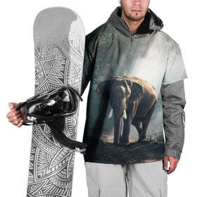 Накидка на куртку 3D с принтом Слон в лесу в Петрозаводске, 100% полиэстер |  | Тематика изображения на принте: африка | африканский | бивни | большой | гигант джунгли | зоопарк | индийский | индия | лесной великан | мамонт | огромный | саванна | сафари | серый | слон | слоненок | слониха | стадо | уши | хобот