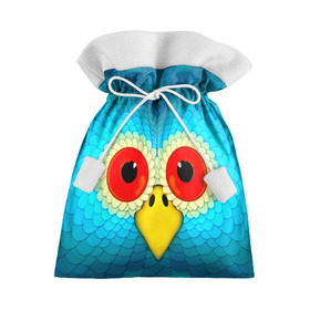 Подарочный 3D мешок с принтом Сова в Петрозаводске, 100% полиэстер | Размер: 29*39 см | 3d | глаза | голова | другие | животные | нос | прикольные | птицы | сова | цветные | яркие