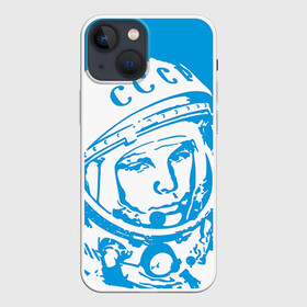 Чехол для iPhone 13 mini с принтом Гагарин 1 в Петрозаводске,  |  | гагарин | день космонавтики | звезды | космос