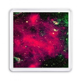 Магнит 55*55 с принтом Розовый космос в Петрозаводске, Пластик | Размер: 65*65 мм; Размер печати: 55*55 мм | Тематика изображения на принте: nebula | space | star | вселенная | звезды | земля | космический | космос | планеты | плеяды | пространство | созвездие
