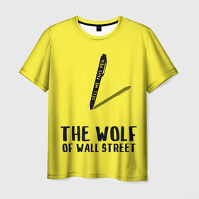 Мужская футболка 3D с принтом Волк с Уолл Стрит в Петрозаводске, 100% полиэфир | прямой крой, круглый вырез горловины, длина до линии бедер | Тематика изображения на принте: the wolf of wall street | волк с уолл стрит | леонардо дикаприо | мартин скорсезе | продай мне эту ручку