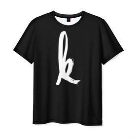 Мужская футболка 3D с принтом ki в Петрозаводске, 100% полиэфир | прямой крой, круглый вырез горловины, длина до линии бедер | kiiara | linkin park | киара | линкин парк