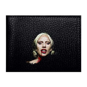 Обложка для студенческого билета с принтом Леди Гага в Петрозаводске, натуральная кожа | Размер: 11*8 см; Печать на всей внешней стороне | Тематика изображения на принте: lady gaga | леди гага