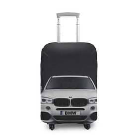 Чехол для чемодана 3D с принтом BMW X5 в Петрозаводске, 86% полиэфир, 14% спандекс | двустороннее нанесение принта, прорези для ручек и колес | bmw | x3 x4 x5 x6 x7 x8 | авто | автомобиль | блатная | бмв | бумер | бэха | иномарка | концерн | красивая | крутая | марка немецкая | машина | пацанский таз | прикольная | тачила | тачка
