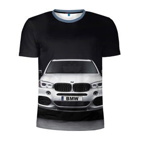 Мужская футболка 3D спортивная с принтом BMW X5 в Петрозаводске, 100% полиэстер с улучшенными характеристиками | приталенный силуэт, круглая горловина, широкие плечи, сужается к линии бедра | bmw | x3 x4 x5 x6 x7 x8 | авто | автомобиль | блатная | бмв | бумер | бэха | иномарка | концерн | красивая | крутая | марка немецкая | машина | пацанский таз | прикольная | тачила | тачка