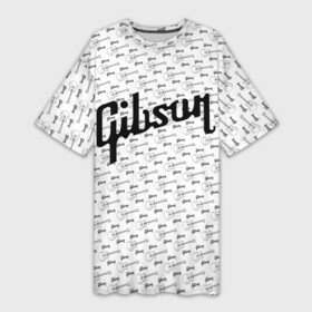 Платье-футболка 3D с принтом Gibson в Петрозаводске,  |  | Тематика изображения на принте: fender | gibson | guitar | ibanez | music | rock | гитара | музыка | рок