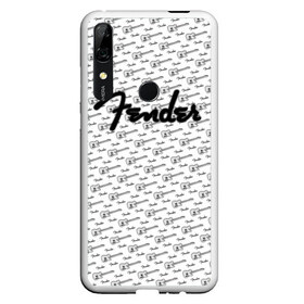 Чехол для Honor P Smart Z с принтом Fender в Петрозаводске, Силикон | Область печати: задняя сторона чехла, без боковых панелей | fender | gibson | guitar | ibanez | music | rock | гитара | музыка | рок