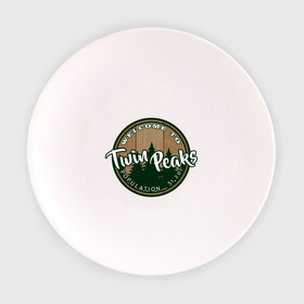 Тарелка с принтом Twin Peaks в Петрозаводске, фарфор | диаметр - 210 мм
диаметр для нанесения принта - 120 мм | Тематика изображения на принте: twin peaks твин пикс | девид линч | лес | лора палмер | сова | туман