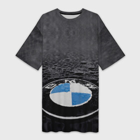 Платье-футболка 3D с принтом BMW в Петрозаводске,  |  | bmw | x3 x4 x5 x6 x7 x8 | авто | автомобиль | блатная | бмв | бумер | бэха | иномарка | концерн | красивая | крутая | марка немецкая | машина | пацанский таз | прикольная | тачила | тачка