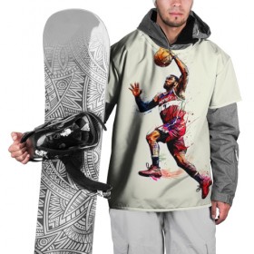 Накидка на куртку 3D с принтом John Wall в Петрозаводске, 100% полиэстер |  | john wall | nba | sport | washington | wizards | арт | баскетбол | баскетболист | джон уолл | игрок | картинка | краски | прикольные | рисунок | спорт | цветные | яркие