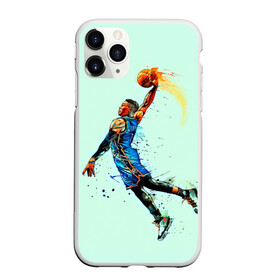 Чехол для iPhone 11 Pro матовый с принтом Russell Westbrook в Петрозаводске, Силикон |  | basketball | nba | oklahoma city | russell westbrook | thunder | арт | баскетбол | картинка | краски | оклахома сити | прикольные | рассел уэстбрук | рисунок | спорт | тандер | цветные | яркие